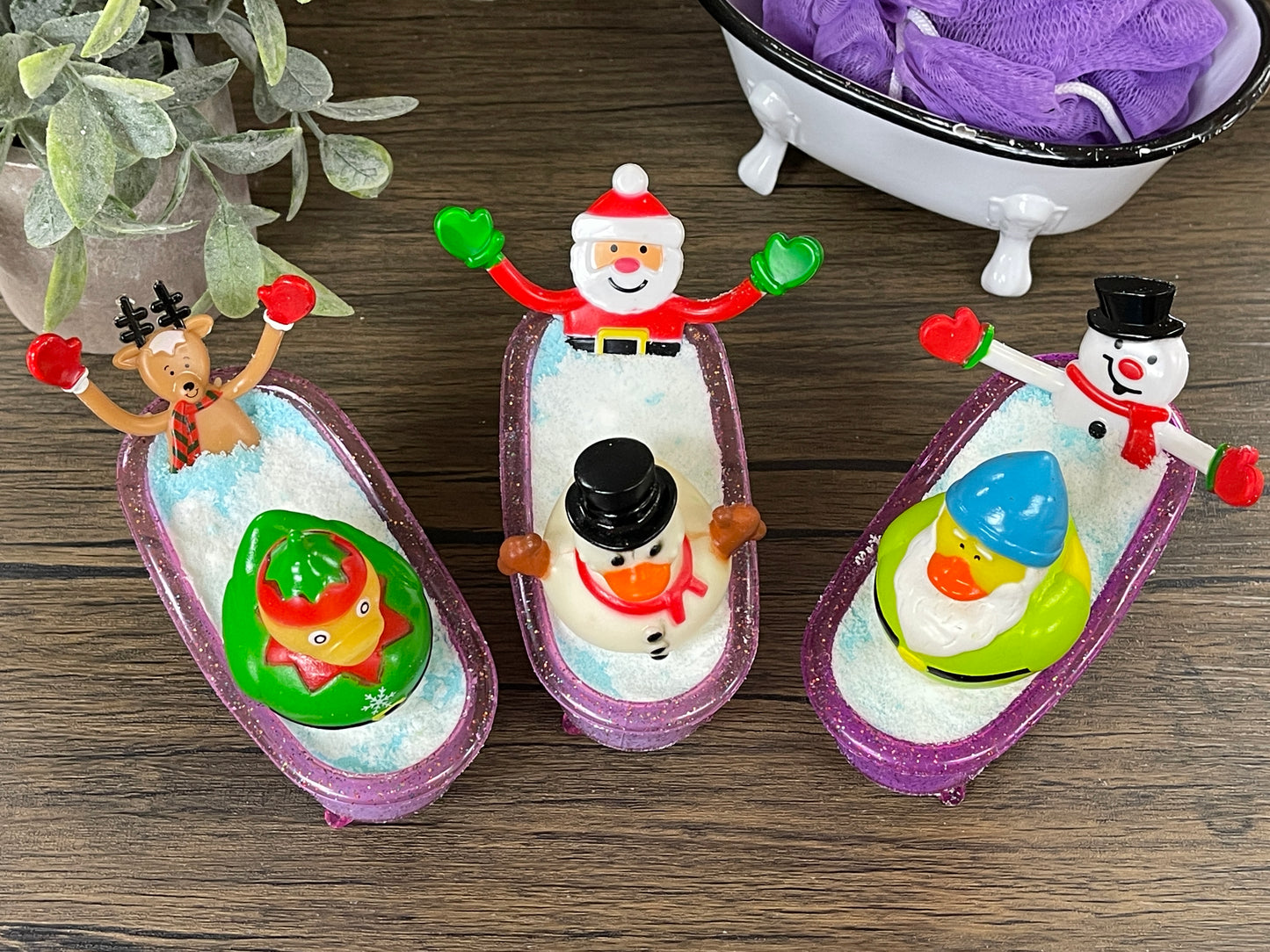 Feeling Frosty Christmas Tubs
